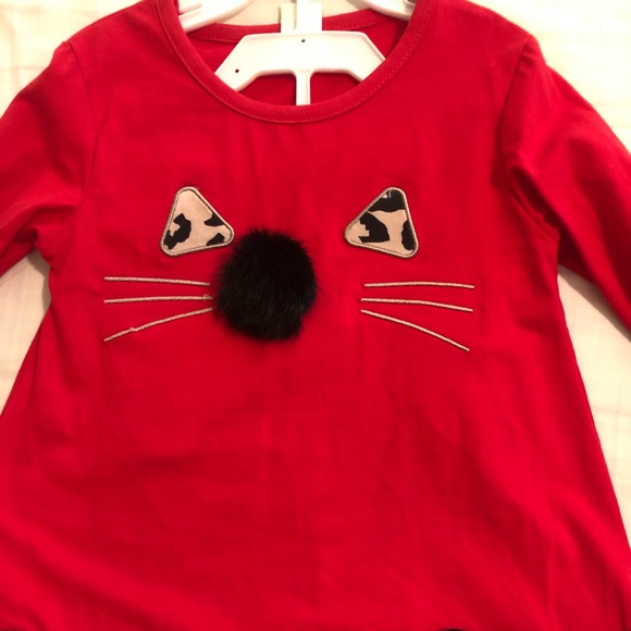 Red & Black Cheetah Pants Outfit - Picture 3 of 4